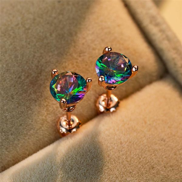 stud 7mm round rainbow zircon mystic fire stone spiral earrings for women rose gold filled crystal lady wedding jewelry, Golden;silver
stud 7mm round rainbow zircon mystic fire stone spiral earrings for women rose gold filled crystal lady wedding jewelry, Golden;silver