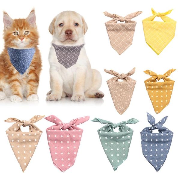 dog apparel est pet bandanas plaid dots style cotton washable scarf bowties collar square bib for puppies kittens
dog apparel est pet bandanas plaid dots style cotton washable scarf bowties collar square bib for puppies kittens