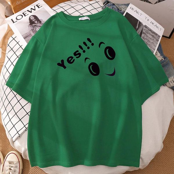 women's t-shirt yes letter printed oversized t-shirts woman 2021 summer short sleeve s-xxxl comfortable hip hop plus creativity kawaii, White
women's t-shirt yes letter printed oversized t-shirts woman 2021 summer short sleeve s-xxxl comfortable hip hop plus creativity kawaii, White