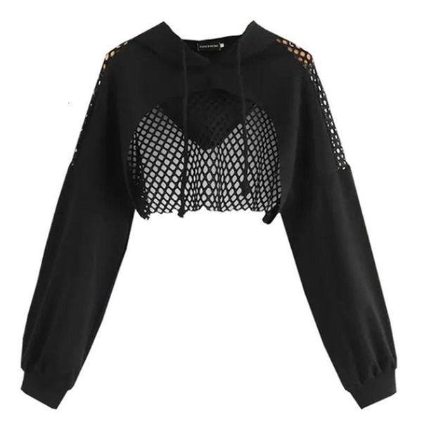 women mesh long sleeve hooded fitness black solid color crop women sports hoodie short cropped navel
women mesh long sleeve hooded fitness black solid color crop women sports hoodie short cropped navel