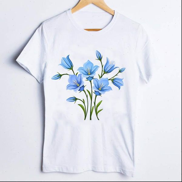 tees womens for women print printing blue flower casual cute 90s trend ladies t shirt clothes lady clothing female, White
tees womens for women print printing blue flower casual cute 90s trend ladies t shirt clothes lady clothing female, White