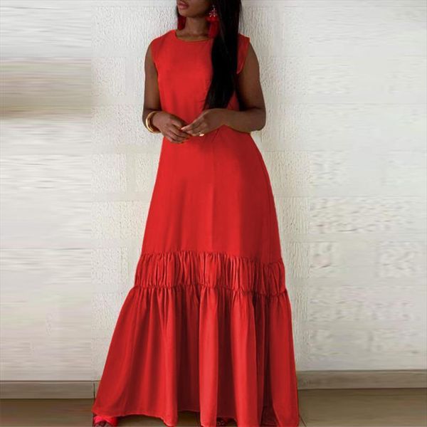 summer tank casual solid women dresses sleeveless long maxi bohemian vestidos femme sundress, Black;gray
summer tank casual solid women dresses sleeveless long maxi bohemian vestidos femme sundress, Black;gray