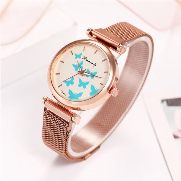wristwatches leather & magnet buckle quartz women's watch ladies fashion butterfly women wristwatch clock hour, Slivery;brown
wristwatches leather & magnet buckle quartz women's watch ladies fashion butterfly women wristwatch clock hour, Slivery;brown