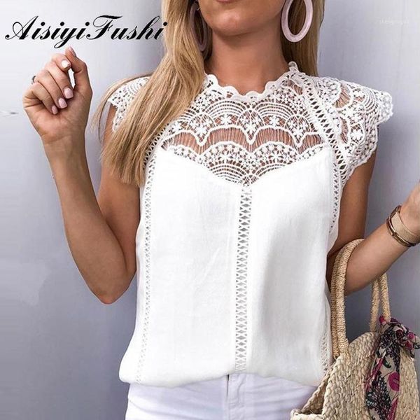 aisiyifushi women blouses summer womens lace patchwork black sleeveless solid white blouse casual fashion shirt female women's & shirt
aisiyifushi women blouses summer womens lace patchwork black sleeveless solid white blouse casual fashion shirt female women's & shirt