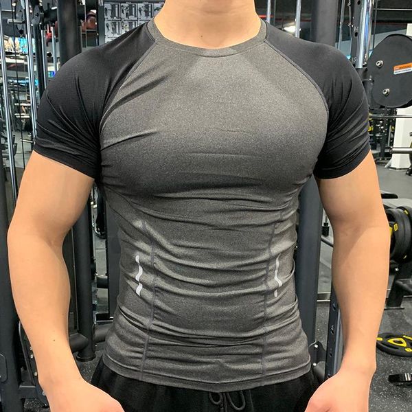 running jerseys male crossfit bodybuilding tee brand clothing mens sports t shirts gym fitness training compression skinny t-shirt, Black;blue
running jerseys male crossfit bodybuilding tee brand clothing mens sports t shirts gym fitness training compression skinny t-shirt, Black;blue