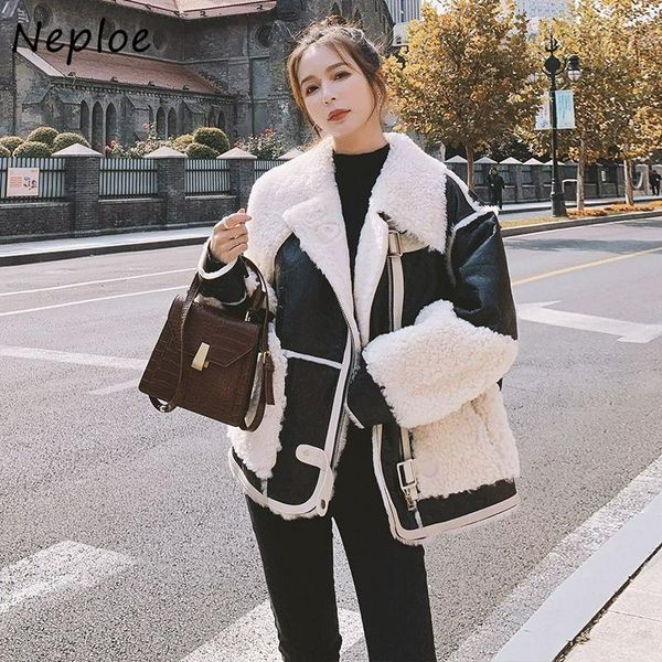 women's jackets neploe stylish winter clothes women turn-down collar short cotton coat long sleeve zippers pu leather patchwork mujer c, Black;brown
women's jackets neploe stylish winter clothes women turn-down collar short cotton coat long sleeve zippers pu leather patchwork mujer c, Black;brown