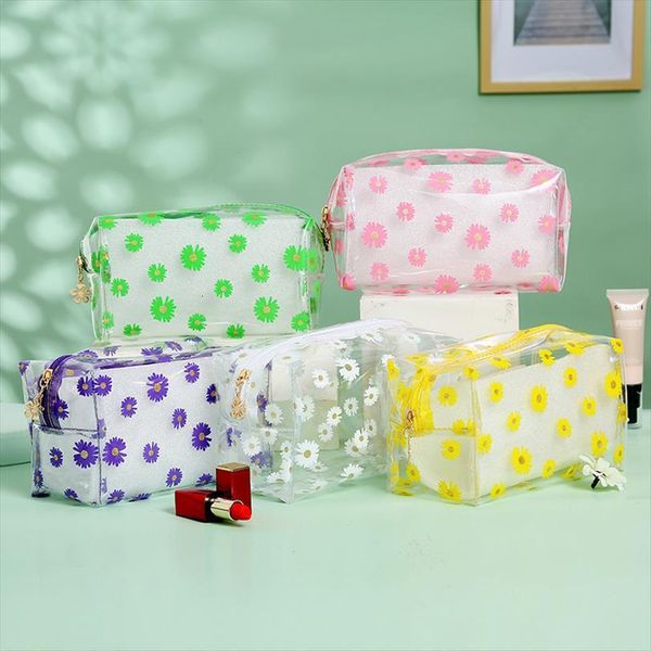 q travel toiletry high cosmetic bags capacity daisy print for female waterproof transparent pvc portable women makeup
q travel toiletry high cosmetic bags capacity daisy print for female waterproof transparent pvc portable women makeup