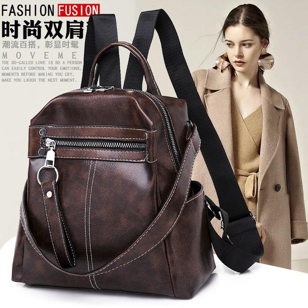 outdoor bags 2021 spring women's backpack wild versatile bag large capacity casual travel
outdoor bags 2021 spring women's backpack wild versatile bag large capacity casual travel