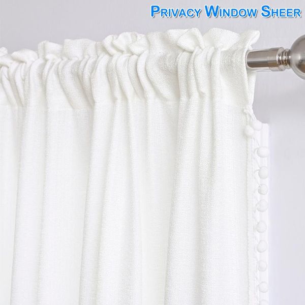 curtain & drapes white curtains for bedroom privacy window panels semi sheer ball pompom screening rod pocket tulle
curtain & drapes white curtains for bedroom privacy window panels semi sheer ball pompom screening rod pocket tulle