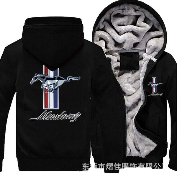 men's hoodies & sweatshirts logo mustang winter jacket cotton warm casual sweatshirt male thicken coats hoodie size m~5xl, Black
men's hoodies & sweatshirts logo mustang winter jacket cotton warm casual sweatshirt male thicken coats hoodie size m~5xl, Black