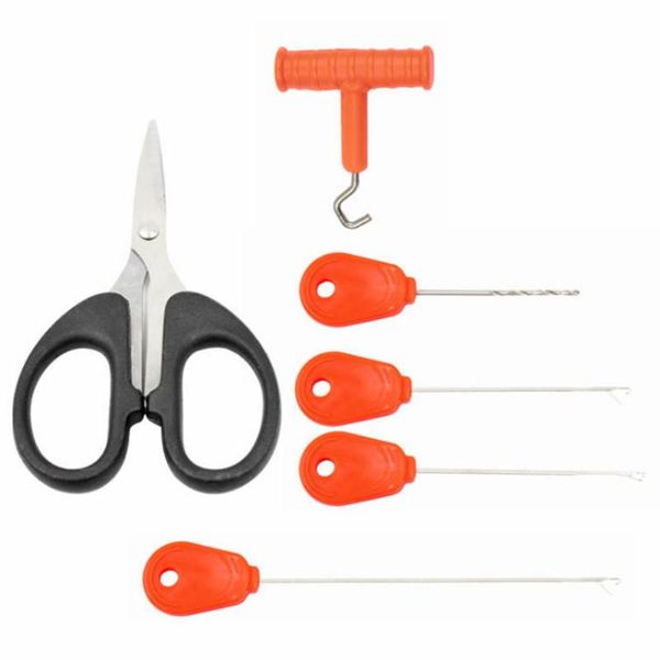 6pcs fishing bait tool steel european style hook load rig knot puller scissors needle drill splicer set accessories hooks
6pcs fishing bait tool steel european style hook load rig knot puller scissors needle drill splicer set accessories hooks