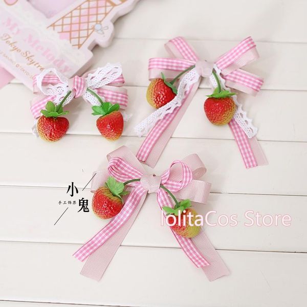 party masks japanese style sweet cute strawberry hairpin kawaii lolita plaid lace bow hair clip lovely soft girl side accessories
party masks japanese style sweet cute strawberry hairpin kawaii lolita plaid lace bow hair clip lovely soft girl side accessories