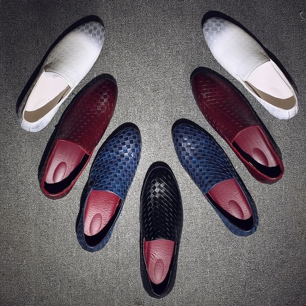 2021 men fashion casual shoes pu knit flat loafer shoes new design pointed toe party dress breathable shoes plus size 37-48, Black
2021 men fashion casual shoes pu knit flat loafer shoes new design pointed toe party dress breathable shoes plus size 37-48, Black
