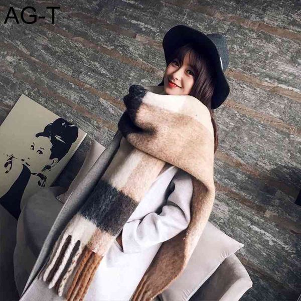 mingjiebihuo korean new fashion long scarf shawl female autumn and winter new color mixed wild warm thick fringed scarf
mingjiebihuo korean new fashion long scarf shawl female autumn and winter new color mixed wild warm thick fringed scarf