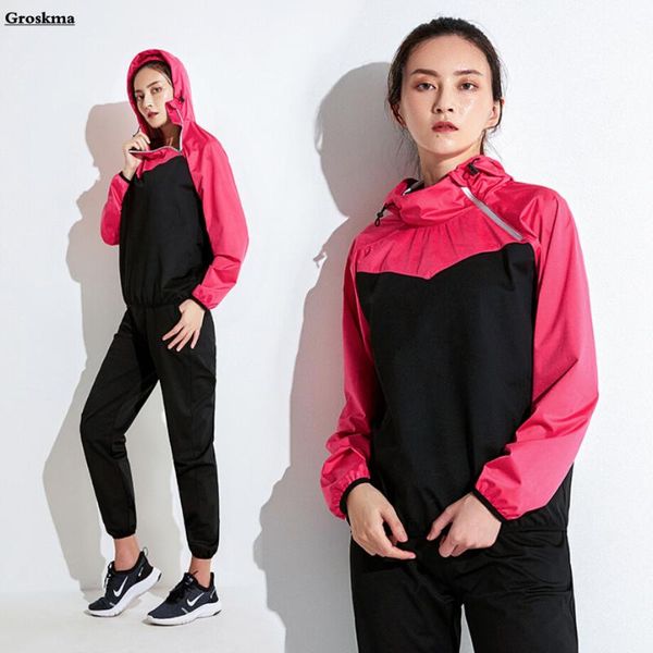plus size women sauna suit hooded jackets+pants fitness gym sweating clothing 2 piece set sportswear running sweat patchwork, White;black
plus size women sauna suit hooded jackets+pants fitness gym sweating clothing 2 piece set sportswear running sweat patchwork, White;black