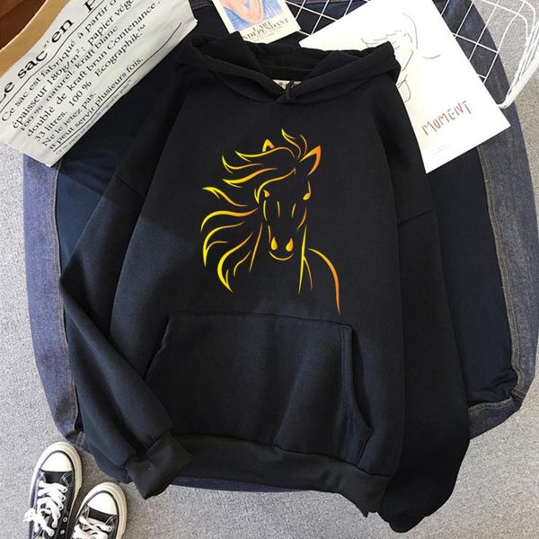 men's hoodies & sweatshirts cartoon horse male loose tracksuits for man comfortable oversize streetwear, Black
men's hoodies & sweatshirts cartoon horse male loose tracksuits for man comfortable oversize streetwear, Black