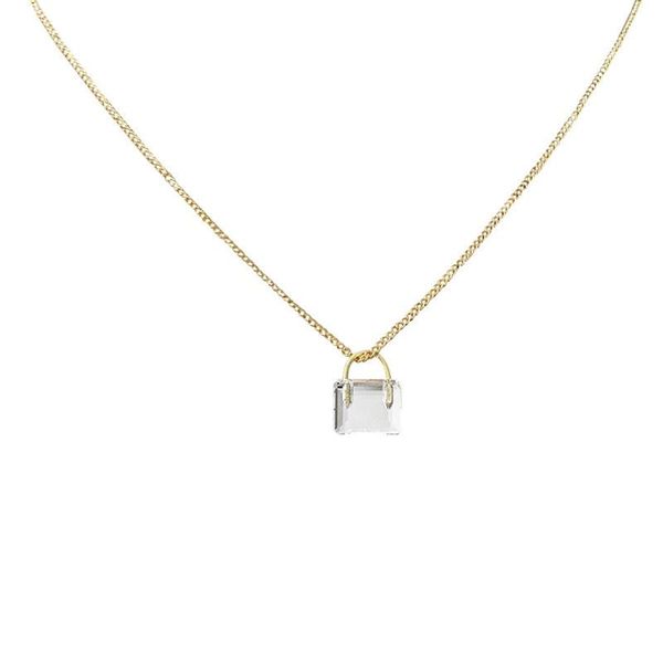 pendant necklaces potcet korea 2021 fashion trend women's lock chain clavicle geometric retro jewelry, Silver
pendant necklaces potcet korea 2021 fashion trend women's lock chain clavicle geometric retro jewelry, Silver