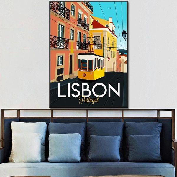 paintings lisbon travel canvas print wall painting art poster picture modern minimalist bedroom home living room decoration frame
paintings lisbon travel canvas print wall painting art poster picture modern minimalist bedroom home living room decoration frame