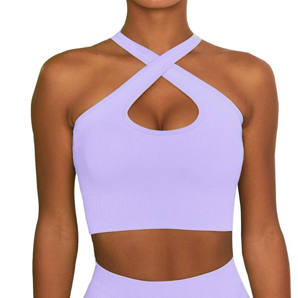 yoga outfit seamless sports underwear vest cross shoulder straps outdoor running cycling bra gym exercise fitness top
yoga outfit seamless sports underwear vest cross shoulder straps outdoor running cycling bra gym exercise fitness top