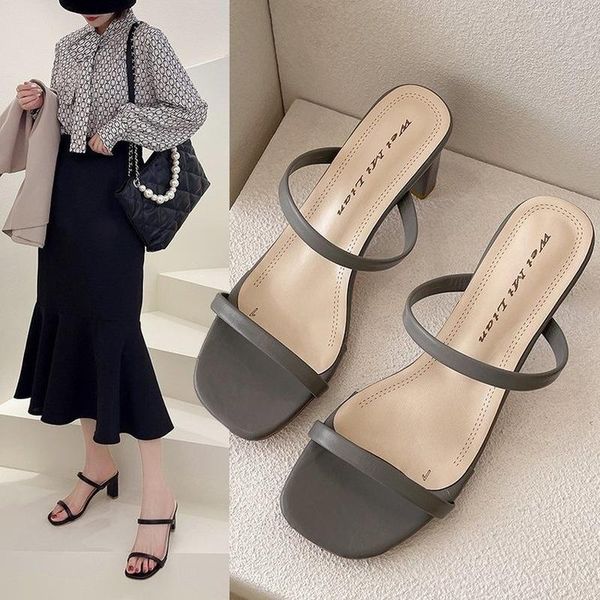 slippers temperamental high-heeled shoes 2021 summer fairy style with skirt cool drag versatile flop, Black
slippers temperamental high-heeled shoes 2021 summer fairy style with skirt cool drag versatile flop, Black