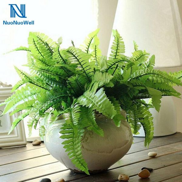 nuonuowell silk green fern leaves 15'' spread plastic artificial grass leaf plant home wedding decors wall supplies decorative flo
nuonuowell silk green fern leaves 15'' spread plastic artificial grass leaf plant home wedding decors wall supplies decorative flo