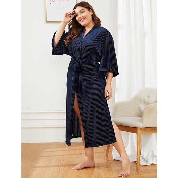 yaoting velvet pajamas women's autumn and winter long striped loose nightgown women's home clothes 900 large womens elegant night, Black;red
yaoting velvet pajamas women's autumn and winter long striped loose nightgown women's home clothes 900 large womens elegant night, Black;red