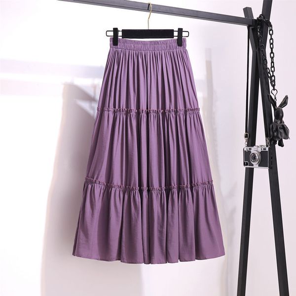 party skirt vintage high waist elastic sweet elegant faldas purple white ladies clothing summer all-match 210510, Black
party skirt vintage high waist elastic sweet elegant faldas purple white ladies clothing summer all-match 210510, Black