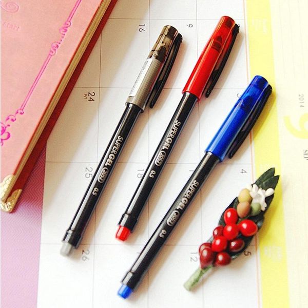 gel pens 3pcs super pen ballpoint 0.5mm black blue red color ink for writing signature stationery office school student a6208
gel pens 3pcs super pen ballpoint 0.5mm black blue red color ink for writing signature stationery office school student a6208