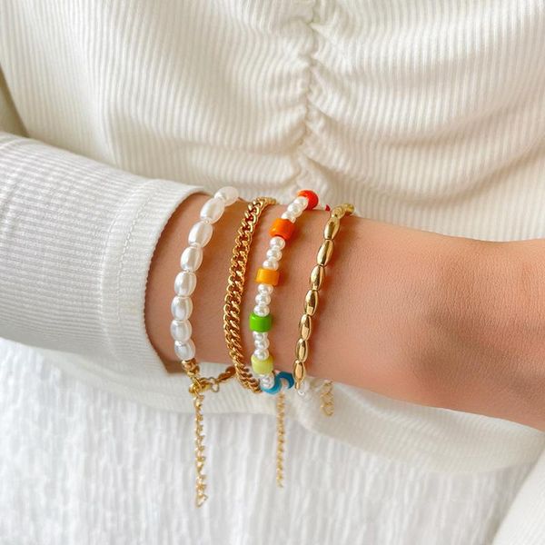 charm bracelets 4 pcs/set bohemian fashion multicolor acrylic for women multilayer bracelet sets jewelry pulseras mujer bisuteria, Golden;silver
charm bracelets 4 pcs/set bohemian fashion multicolor acrylic for women multilayer bracelet sets jewelry pulseras mujer bisuteria, Golden;silver