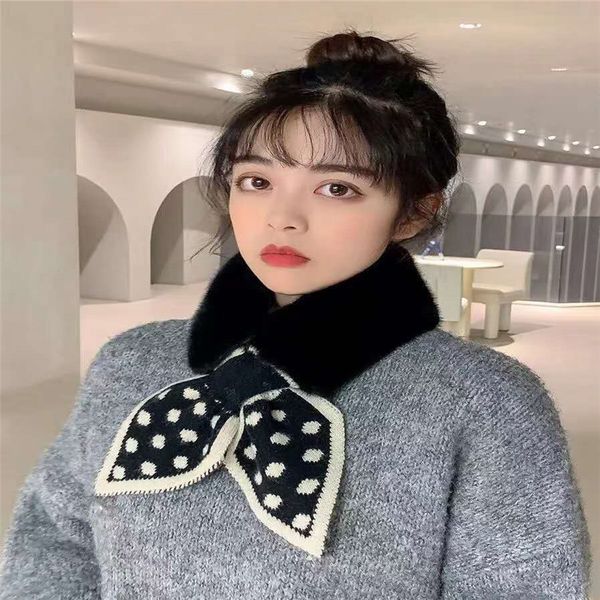 wGVD autumn and winterkorean versatile collar cravat knitted women's imitation rabbit hair plush small scarf ties fashion scarf wool wool w, Black;gray
wGVD autumn and winterkorean versatile collar cravat knitted women's imitation rabbit hair plush small scarf ties fashion scarf wool wool w, Black;gray