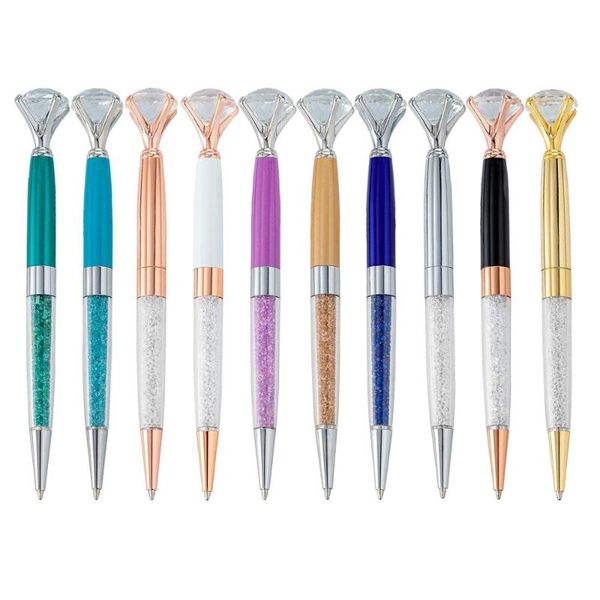 ballpoint pens diamond rhinestones metal pen big with for school office supplies crystal, Blue;orange
ballpoint pens diamond rhinestones metal pen big with for school office supplies crystal, Blue;orange