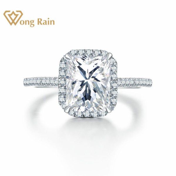 cluster rings wong rain classic 100% 925 sterling silver created moissanite gemstone wedding engagement diamonds ring fine jewelry wholesale, Golden;silver
cluster rings wong rain classic 100% 925 sterling silver created moissanite gemstone wedding engagement diamonds ring fine jewelry wholesale, Golden;silver