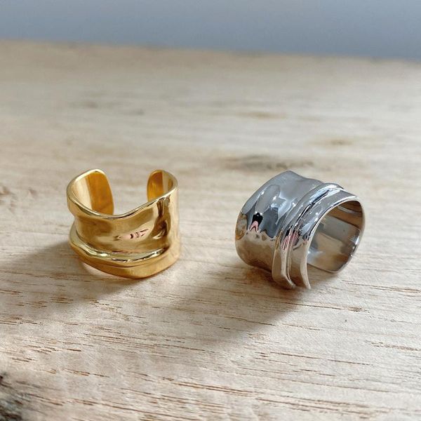 cluster rings amaiyllis 925 sterling silver minimalist heavy industry wide open finger ring irregular for female bijoux, Golden;silver
cluster rings amaiyllis 925 sterling silver minimalist heavy industry wide open finger ring irregular for female bijoux, Golden;silver