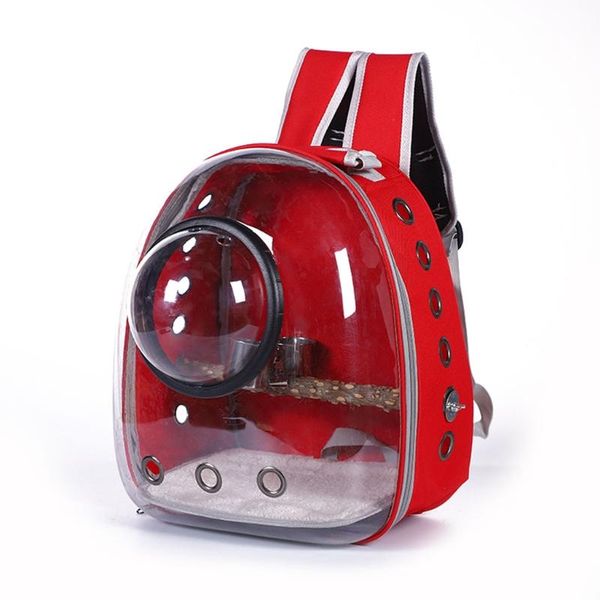 backpack parrot carrier with portable bird feeder cups travel cage breathable transparent space panoramic design
backpack parrot carrier with portable bird feeder cups travel cage breathable transparent space panoramic design