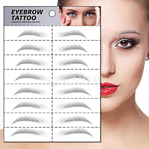 temporary tattoos 3d eyebrow tattoo sticker false eyebrows elegant style long lasting super waterproof makeup eye brow stickers cosmetics
temporary tattoos 3d eyebrow tattoo sticker false eyebrows elegant style long lasting super waterproof makeup eye brow stickers cosmetics