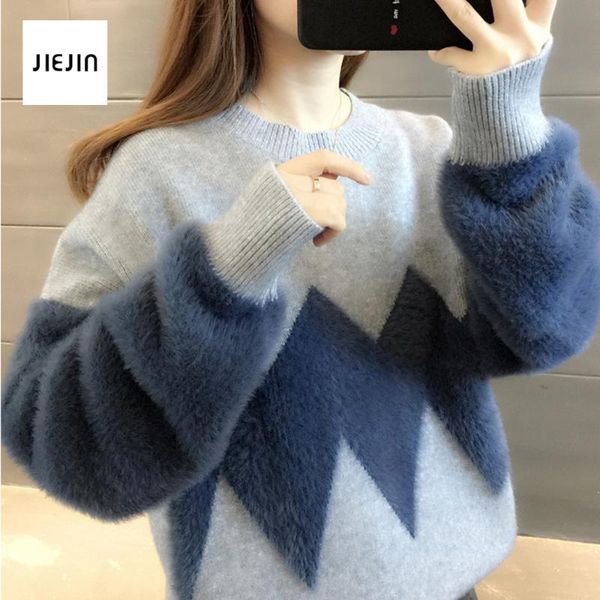 women's sweaters sweater mink cashmere o-neck round collar full sleeves casual thick solid soft warm winter pullover 3xl, White;black
women's sweaters sweater mink cashmere o-neck round collar full sleeves casual thick solid soft warm winter pullover 3xl, White;black