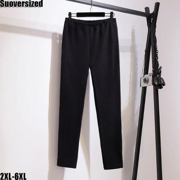 women's pants & capris suoversized 6xl black ankle-length large size easy casual sweat women high waist straight cylinder, Black;white
women's pants & capris suoversized 6xl black ankle-length large size easy casual sweat women high waist straight cylinder, Black;white