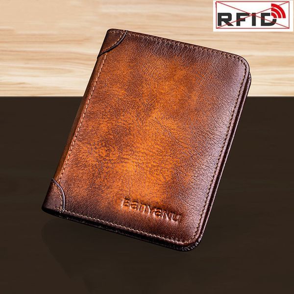 male vintage genuine leather business holders blocking anti theft purse money clip wallets, Red;black
male vintage genuine leather business holders blocking anti theft purse money clip wallets, Red;black