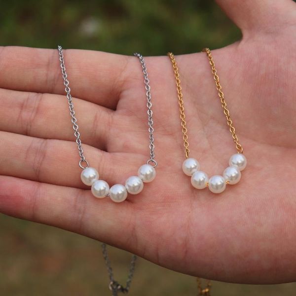 chokers pearl choker stainless steel chain necklaces for women pearls long necklace gold silver color ketting collares para mujer, Golden;silver
chokers pearl choker stainless steel chain necklaces for women pearls long necklace gold silver color ketting collares para mujer, Golden;silver