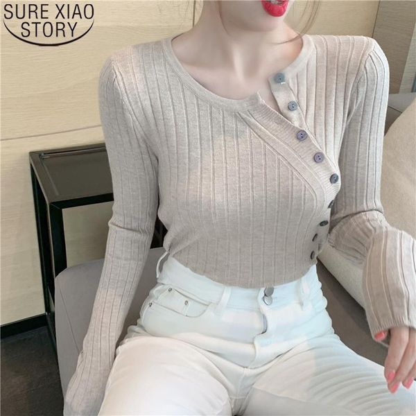 women's sweaters button design knit sweater korean autumn winter v-neck pullover high waist women pull femme clothing 17573, White;black
women's sweaters button design knit sweater korean autumn winter v-neck pullover high waist women pull femme clothing 17573, White;black