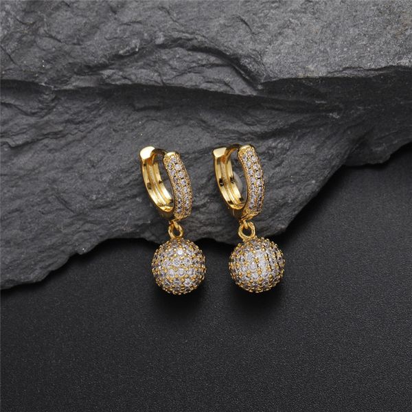 iced out zircon ball stud earring gold silver plated mens hip hop jewelry gift, Golden;silver
iced out zircon ball stud earring gold silver plated mens hip hop jewelry gift, Golden;silver