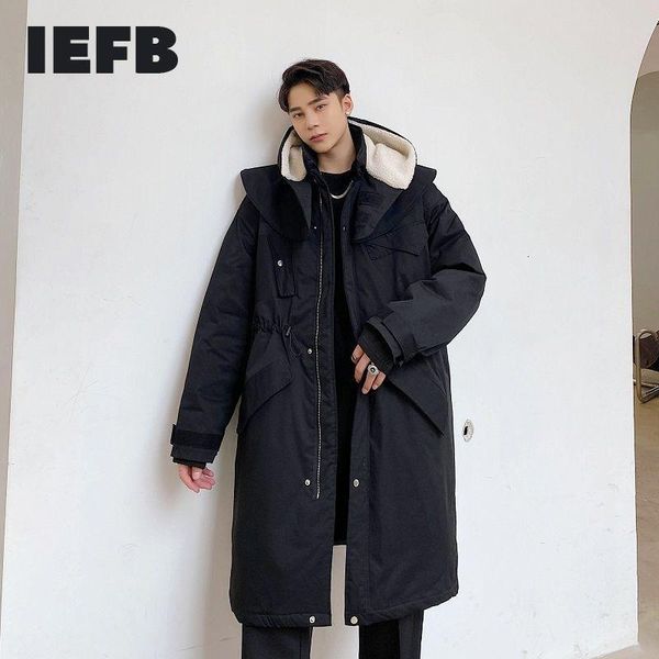 men's down & parkas iefb 2021 japanese streetwear fashion clothes functional shawl hooded long cotton coat zipper oversize black winter
men's down & parkas iefb 2021 japanese streetwear fashion clothes functional shawl hooded long cotton coat zipper oversize black winter