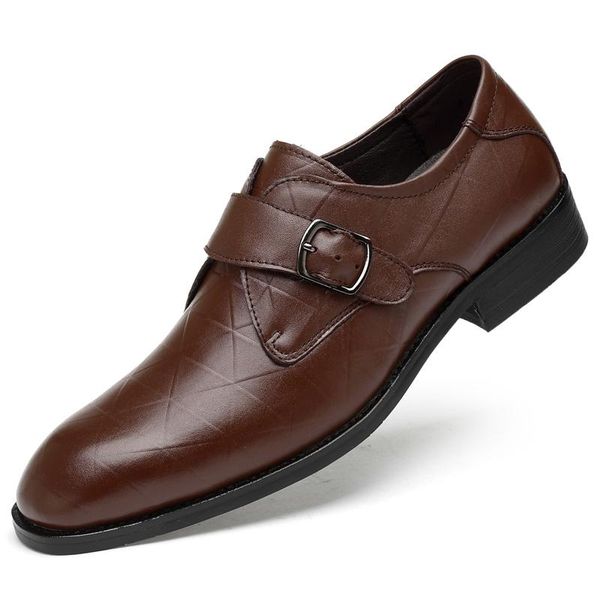 dress shoes men's genuine leather italian gentleman monk formal suit business wedding groom brown, Black
dress shoes men's genuine leather italian gentleman monk formal suit business wedding groom brown, Black
