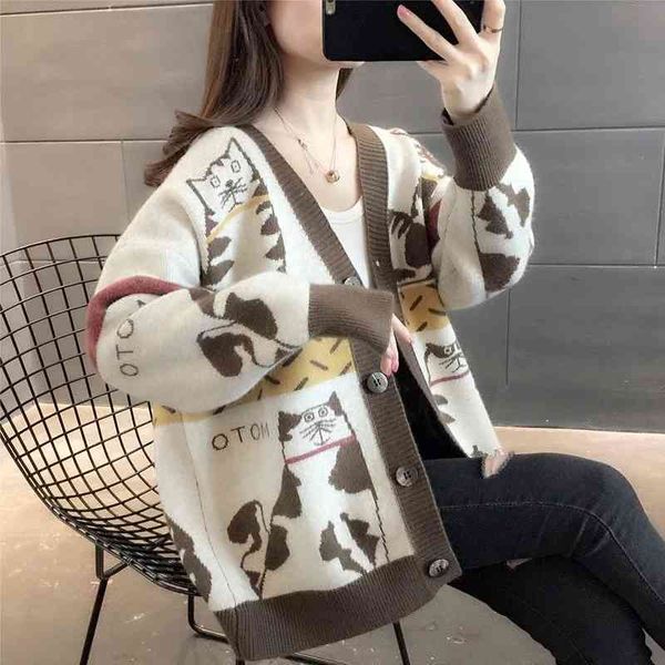 women's sweaters long-sleeve sweater v for ladies, funny women's harajuku jacket, casual, loose, urban fashion, autumn overalls 61, White;black
women's sweaters long-sleeve sweater v for ladies, funny women's harajuku jacket, casual, loose, urban fashion, autumn overalls 61, White;black