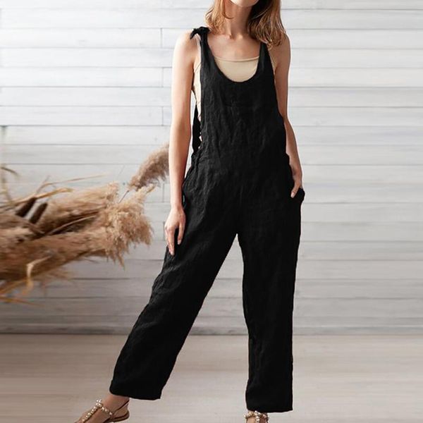 women's jumpsuits & rompers women jumpsuit lady holiday summer loose cargo stylish solid pants sleeveless casual round neck retro dunga, Black;white
women's jumpsuits & rompers women jumpsuit lady holiday summer loose cargo stylish solid pants sleeveless casual round neck retro dunga, Black;white