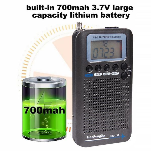 radio 2021 portable aircraft band receiver fm/am/sw/ cb/air/vhf world with rechargeable lcd display alarm clock
radio 2021 portable aircraft band receiver fm/am/sw/ cb/air/vhf world with rechargeable lcd display alarm clock