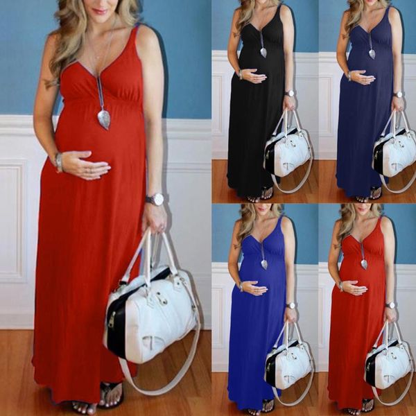 maternity dresses women sleeveless pregnancy solid soft comfort casual ladies long dress pure color #z, White
maternity dresses women sleeveless pregnancy solid soft comfort casual ladies long dress pure color #z, White