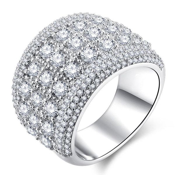 cluster rings luxury delicate zircon silver color stainless steel female ring wedding accessories anniversary gift fashion jewelry, Golden;silver
cluster rings luxury delicate zircon silver color stainless steel female ring wedding accessories anniversary gift fashion jewelry, Golden;silver
