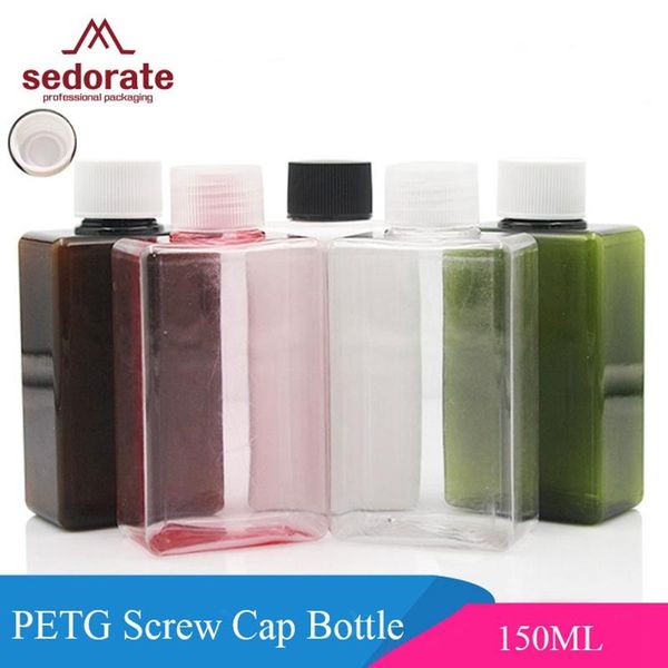 storage bottles & jars sedorate 30 pcs/lot pet plastic square bottle for cosmetic 150ml screw cap empty lotion container makeup packaging jx
storage bottles & jars sedorate 30 pcs/lot pet plastic square bottle for cosmetic 150ml screw cap empty lotion container makeup packaging jx