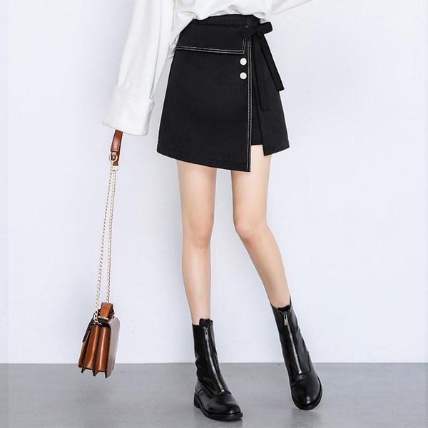 skirts skirt autumn / winter 2021 irregular woollen black high waist a-line short for women
skirts skirt autumn / winter 2021 irregular woollen black high waist a-line short for women